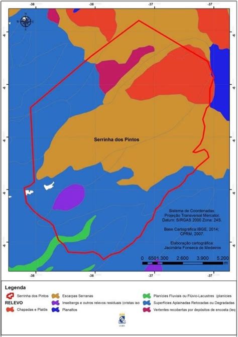 unidades geomorfológicas do município de serrinha dos pintos rn download scientific diagram