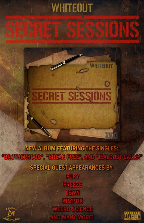 Secret Sessions Digital Whiteout Whiteoutlw