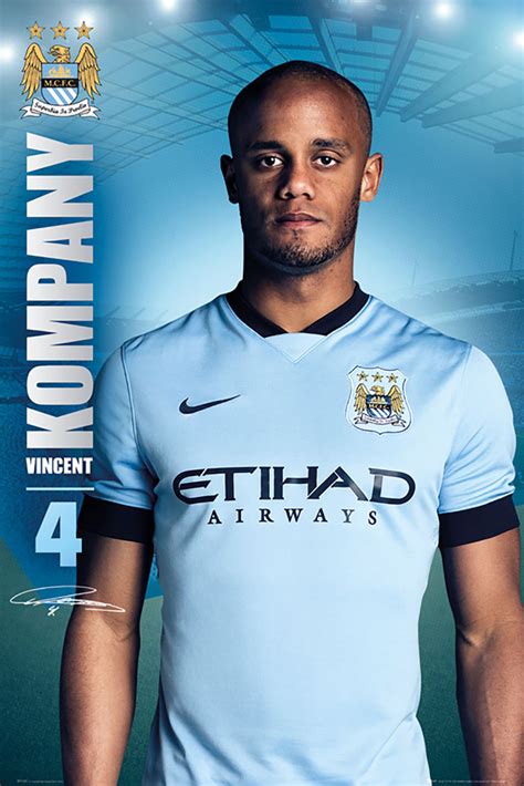 Manchester City Poster Manchester City Team 1516 Poster