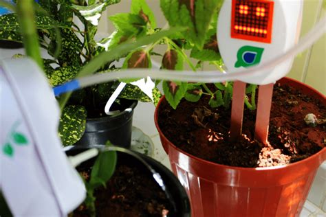 Smart Plant Watering System Depicts Plants Health By Smiling At You