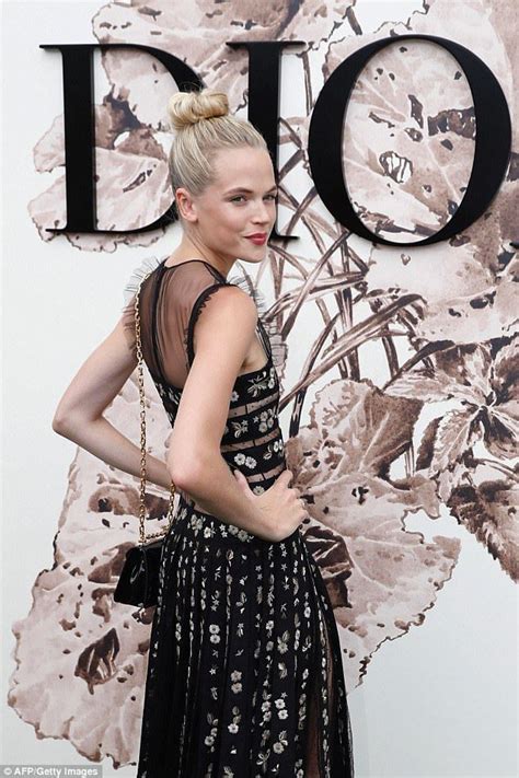 Poldarks Gabriella Wilde Attends Haute Couture Christian Dior Show