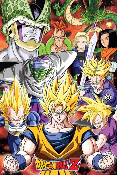 Dragon Ball Z Cell Saga Posters And Prints Merchandise Sanity