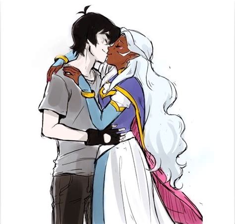 Keith And Princess Allura S Romantic Kiss Moment From Voltron Legendary Defender Keith And