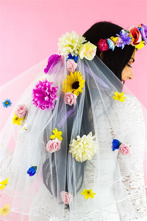 How To Make Your Own Floral Veil Bespoke Bride Wedding Blog