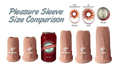 Penis Sleeve W Clit Stimulator Pleasure Sleeves Medium Etsy Uk