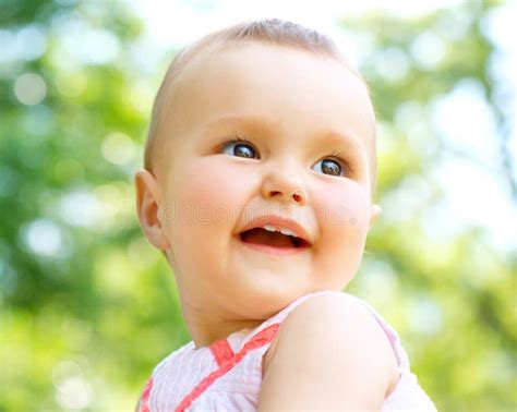Little Baby Girl Portrait Stock Image Image Of Happiness 31149469