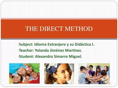 Ppt The Direct Method Powerpoint Presentation Free Download Id1823639