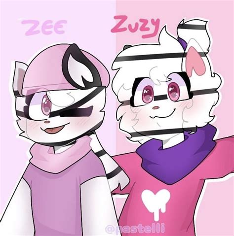 Zee And Zuzy Piggy Fan Art Kawaii Drawings