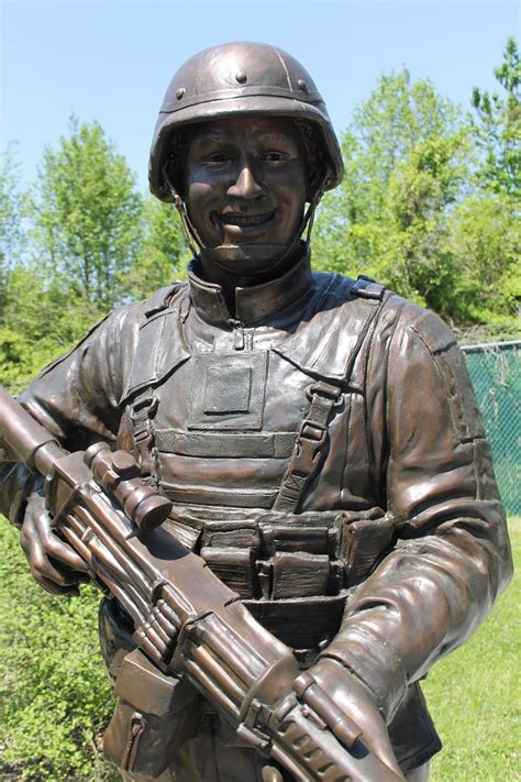Standing Soldier Gun in Bronze Life-Size by All Classics Ltd