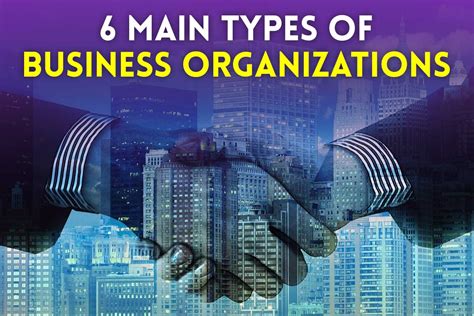 6 Main Types Of Business Organizations That Entrepreneurs Must Know