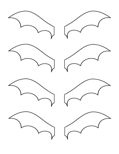 Bat Wing Printable Template Free Printable Templates
