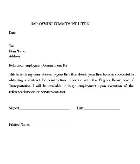 Keep in mind that this agreement between contractor and subcontractor is drafted in favor of the prime contractor. definitions. Commitment Letter and how to make it impressive to read ...