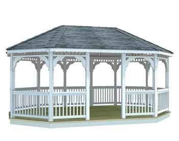 I've been working on the same floorplan, give or take, but with 8′ instead of ~11′ long walls and 12 sides instead of 8. Pin by Linda Schlunsen on Sunroom | Pinterest | Gazebo ...
