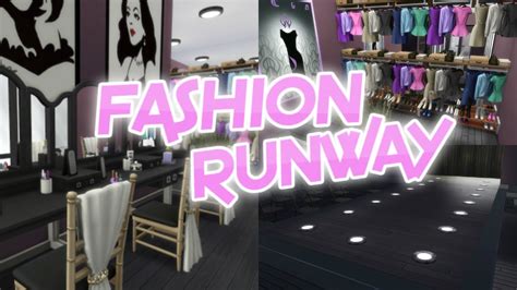 The Sims 4 Fashion Runway Catwalk Speed Build Nocc Generic Lot
