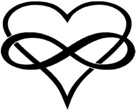 Infinity Symbol Heart Vinyl Decalsticker Outline Love Forever Ebay