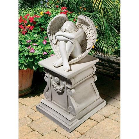 Resting Grace Sitting Angel Statue Artofit