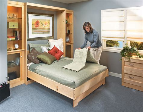 Murphy Bed Woodworking Project Woodsmith Plans