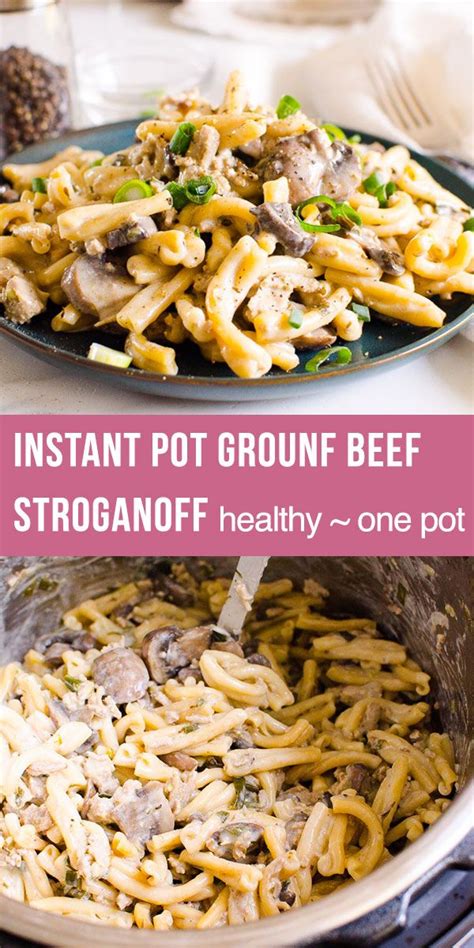 If you have been frustrated by instant pot recipes with unclear directions or that don't turn out as promised, you'll be delighted to. Instant Pot Beef Stroganoff | Healthy one pot meals ...