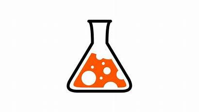 Beaker Clipart Flask Conical Drawing Svg Erlenmeyer