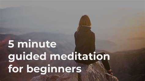 5 Minute Guided Mindfulness Meditation For Beginners Youtube