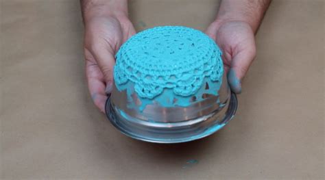 Diy Lace Doily Bowl A Little Craft In Your Day
