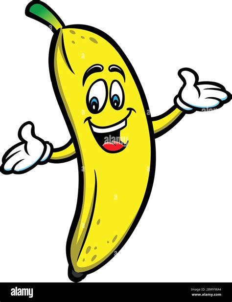 Banana Cartoon An Illustration Of A Banana Cartoon Stock Vector Image And Art Alamy