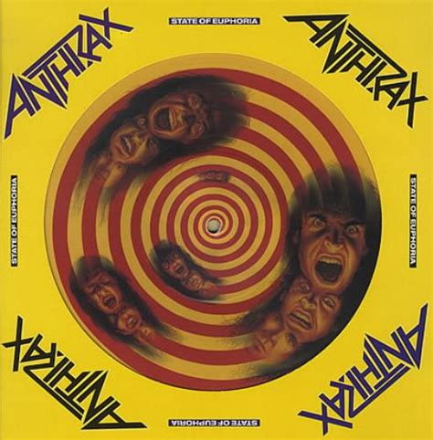 Anthrax State Of Euphoria Sleeve Uk Picture Disc Lp