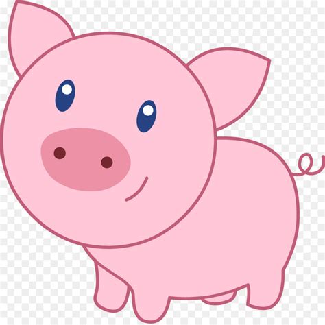 Domestic Pig Clip Art Cute Pig Cliparts Png Download