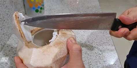 How To Open A Pre Cut Coconut The Easy Way The Rojak Pot