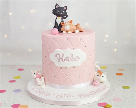 Cute Cats 6th Birthday Cake Cakey Goodness