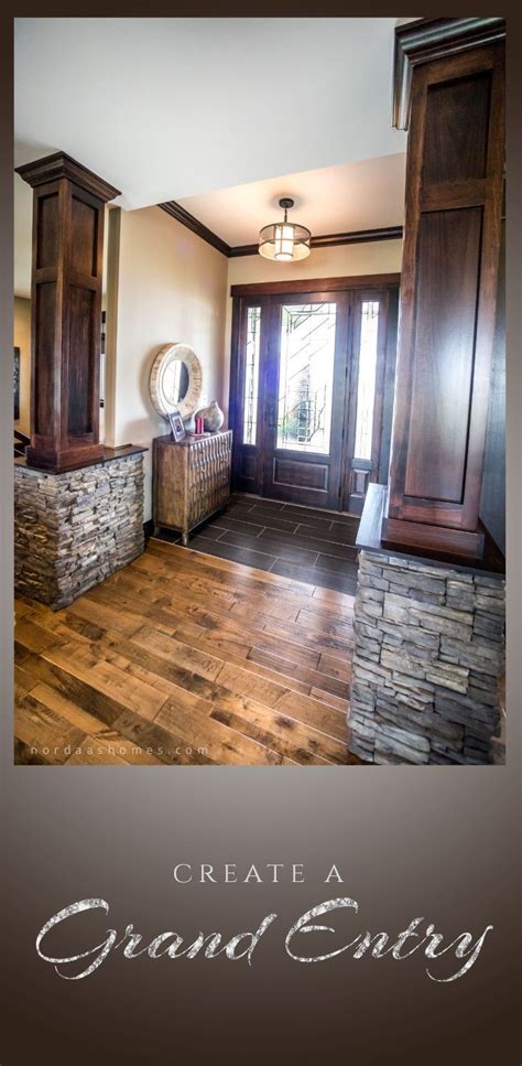 This Prairie style home features a grand entryway for ... The prairie house plan can come with an attached or.