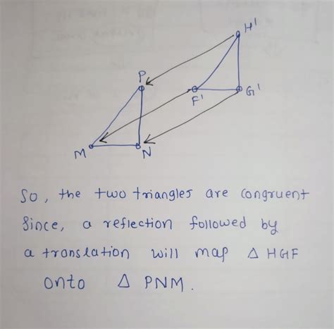 Solved Determine If The Two Figures Are Congruent By Using