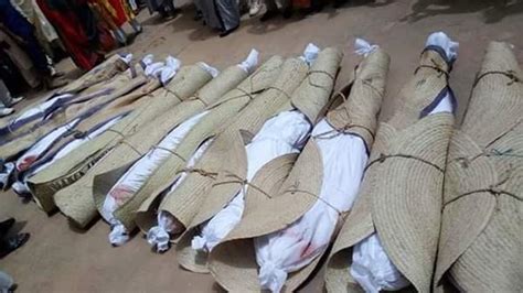 18 Farmers Killed By Armed Bandits In Katsina Buried Amidst Tearsphotos Crime Nigeria