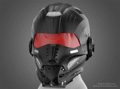 Artstation Helmet Concept Andrey K