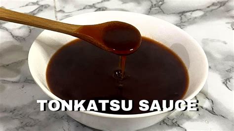 Tonkatsu Sauce Recipe Homemade Tonkatsu Sauce Japanese Sauce Youtube