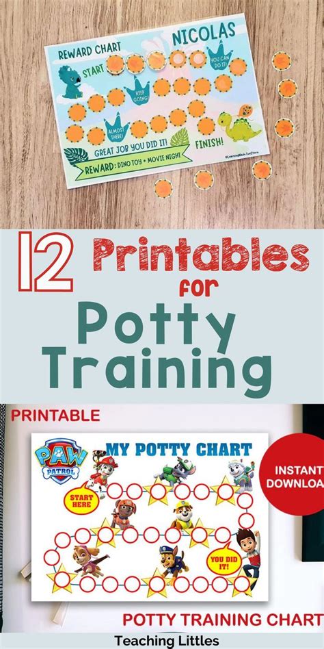 12 Potty Training Printables For Success Potty Training Sticker Chart