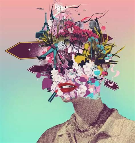 Digital Collage Art Ideas Sallie Danner