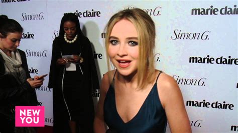sabrina carpenter interview at marie claire fresh faces party youtube