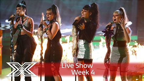 spooky four of diamonds perform ella henderson s ghost live shows week 4 the x factor uk