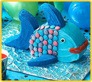 I got this cake from my father's girlfriend. Kids Fish Birthday Cake - Birthday Invitation