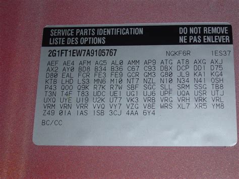 These codes don't do much for you in the game, but collecting different knife. R6P code on the RPO sticker? - Camaro5 Chevy Camaro Forum / Camaro ZL1, SS and V6 Forums ...