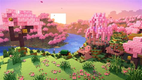 Minecraft Cherry Blossom Trees By Tsushimasdestiny On Deviantart
