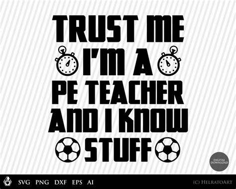 Pe Teacher Svg Physical Education Svg Gym Teacher Svg Pe Teacher