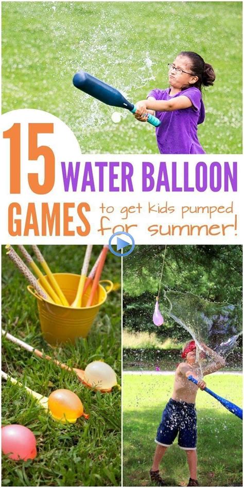 15 Wasserballonspiele Für Kinder Im Sommer Spielekindergeburtstag Juegos De Globos Juegos De