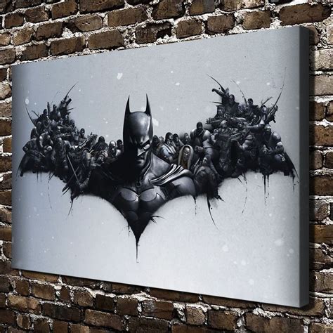 Dc Batman Paintings Hd Print On Canvas Home Decor Wall Art Pictures