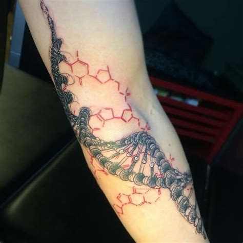 Dna Helix Tattoo Dna Science Tattoo Dna Tattoo Tattoos For Guys