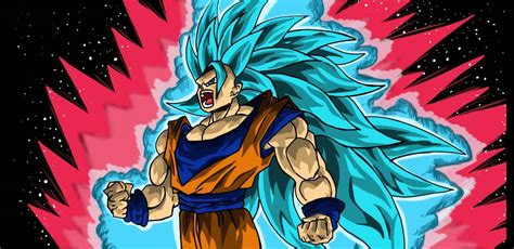 Goku Ssj Blue 3 Kaioken X20 By Tdraws17 On Deviantart