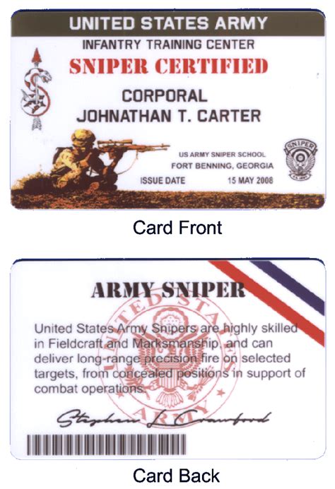 Us Army Sniper School Certificate