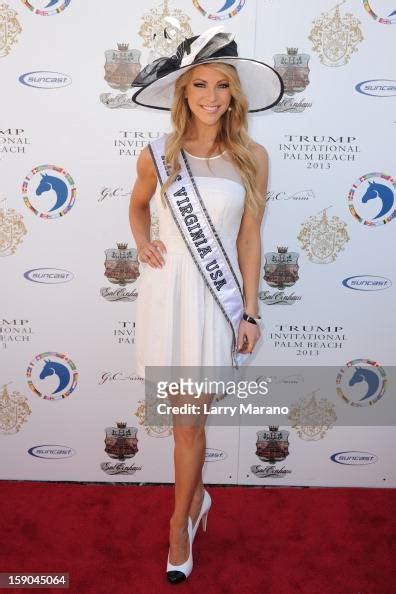 Miss Virginia Usa Shannon Mcanally Attends Trump Invitational Grand