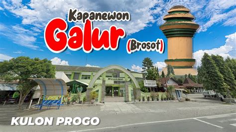 Kecamatan Galur Brosot Jalan Menuju Kabupaten Kulon Progo Daerah